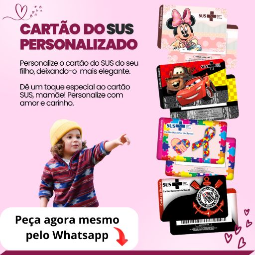 Cartão SUS personalizado